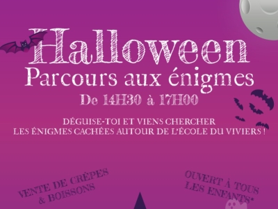 Halloween de l'APE - Samedi 19 octobre